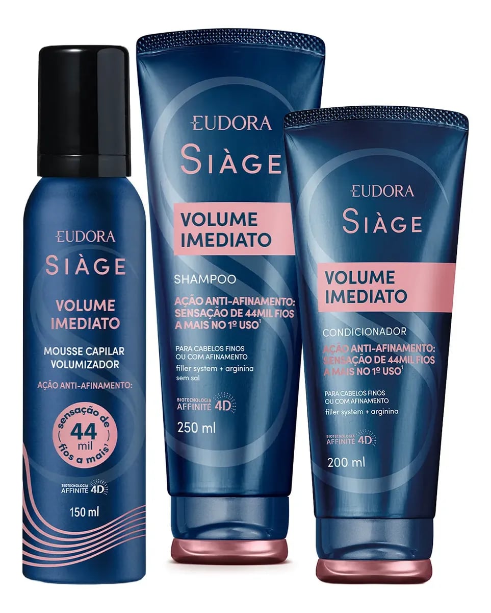 Eudora Combo Siàge Volume Imediato (3 Itens)