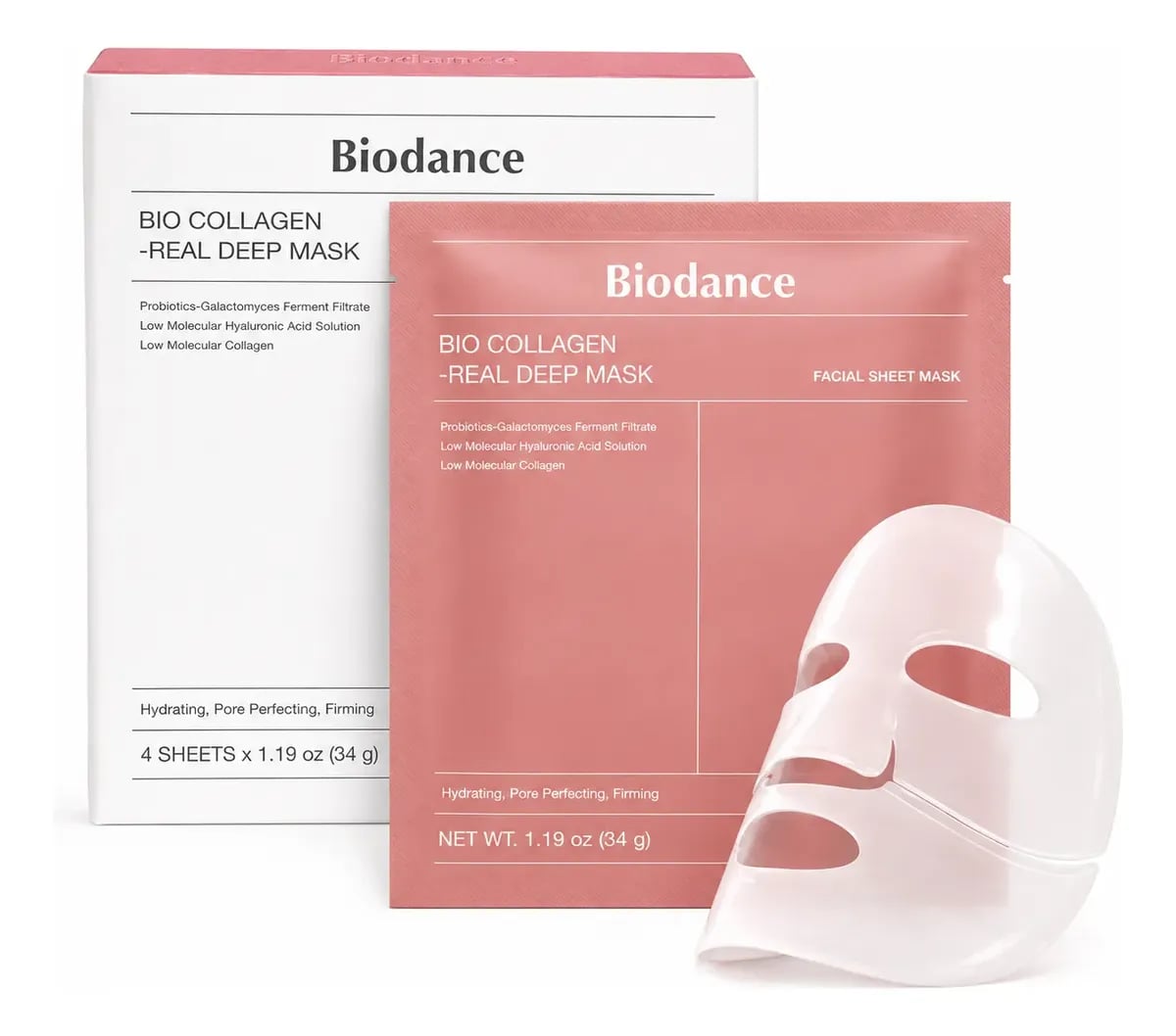 Biodance Máscara Facial Bio Collagen Real Deep Mask 1 Unid — 34 g